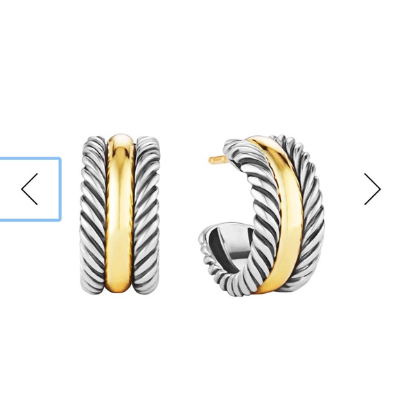 David Yurman Cable Classics Hoop Earrings - Picture 1 of 5
